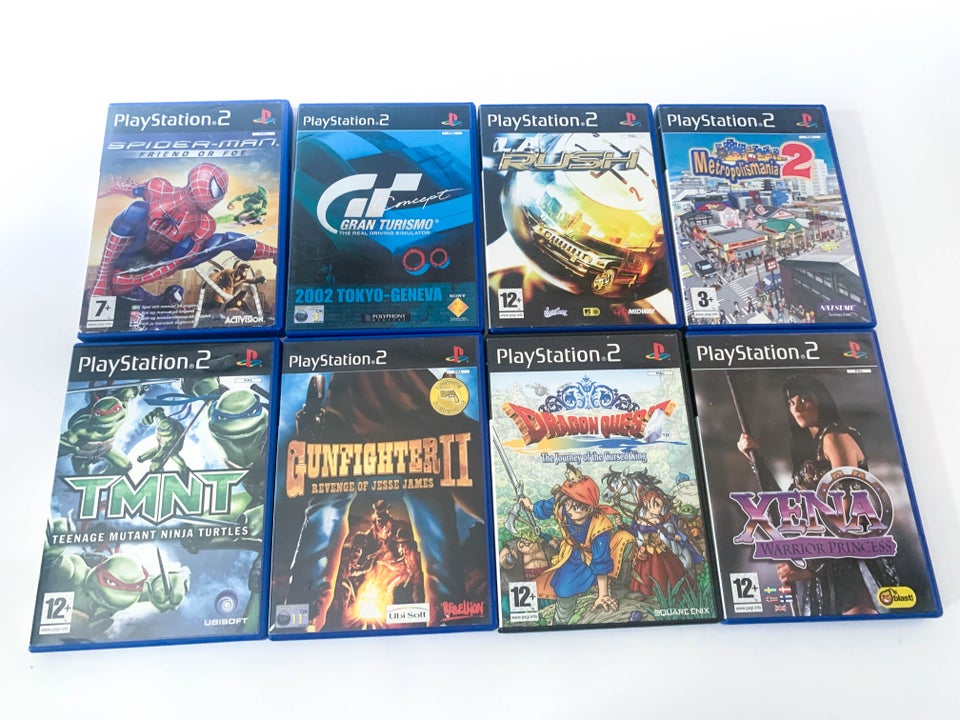 Blandede PS2 spil - se priserne i