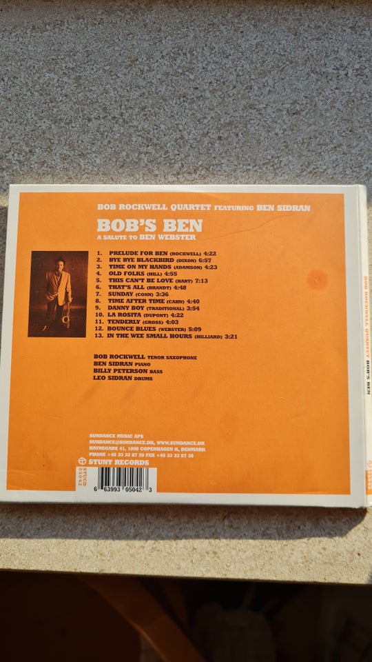 BOB ROCKWELL QUARTET: BOB'S BEN A