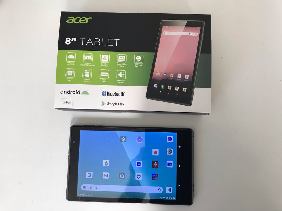 Acer Android tablet  8” tommer