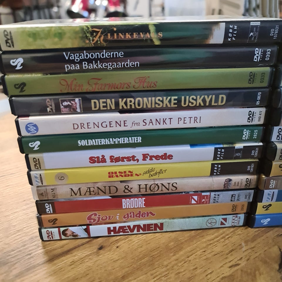 Danske film, DVD, andet