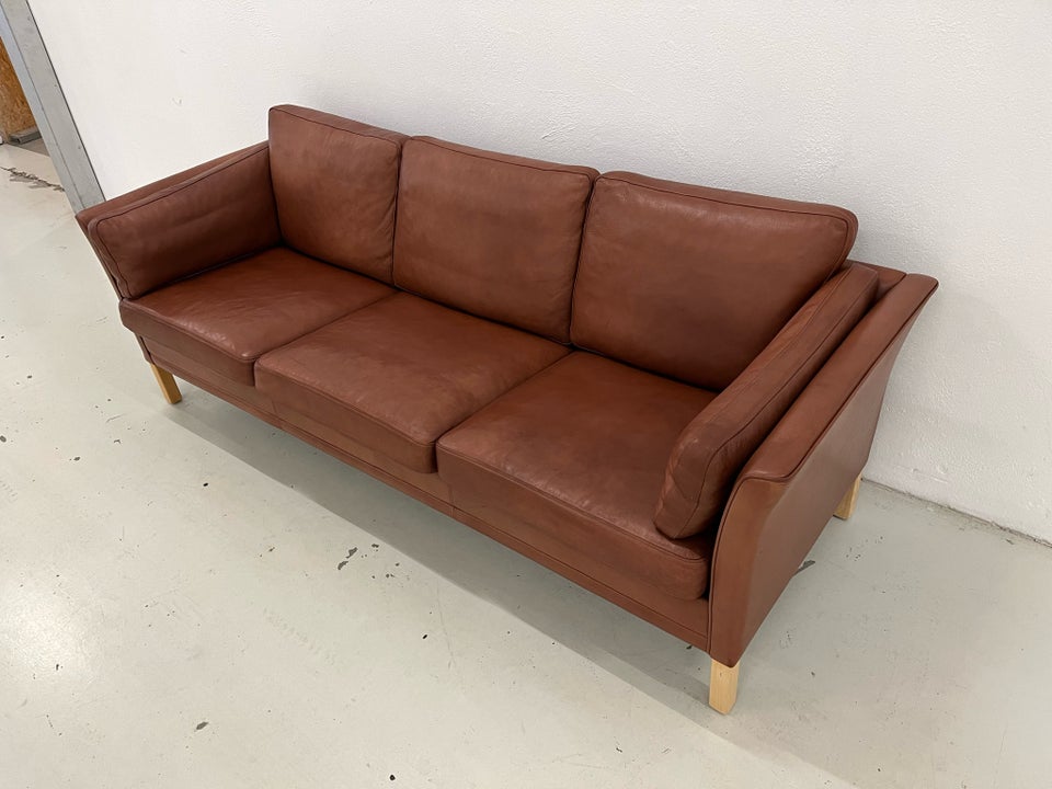 Sofa læder 3 pers