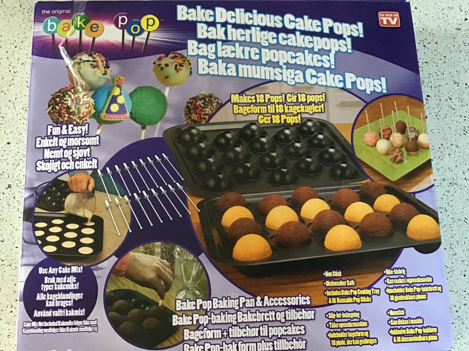 Pop cakes bageforme