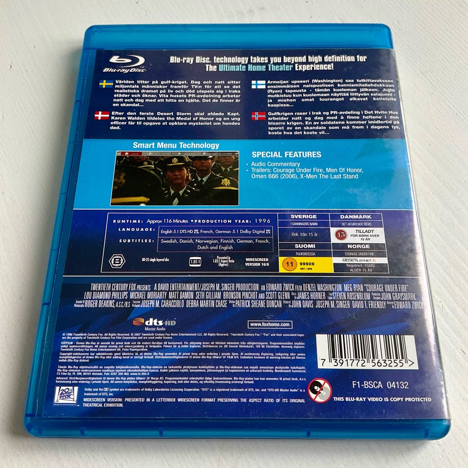 Courage Under Fire Blu-ray