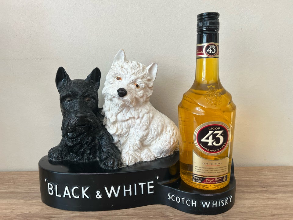 Flot gammel whisky reklame figur ,