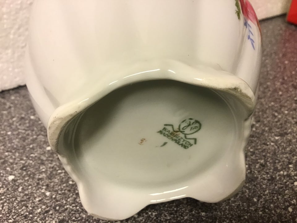 Porcelæn Ældre Hvid Mælkekande