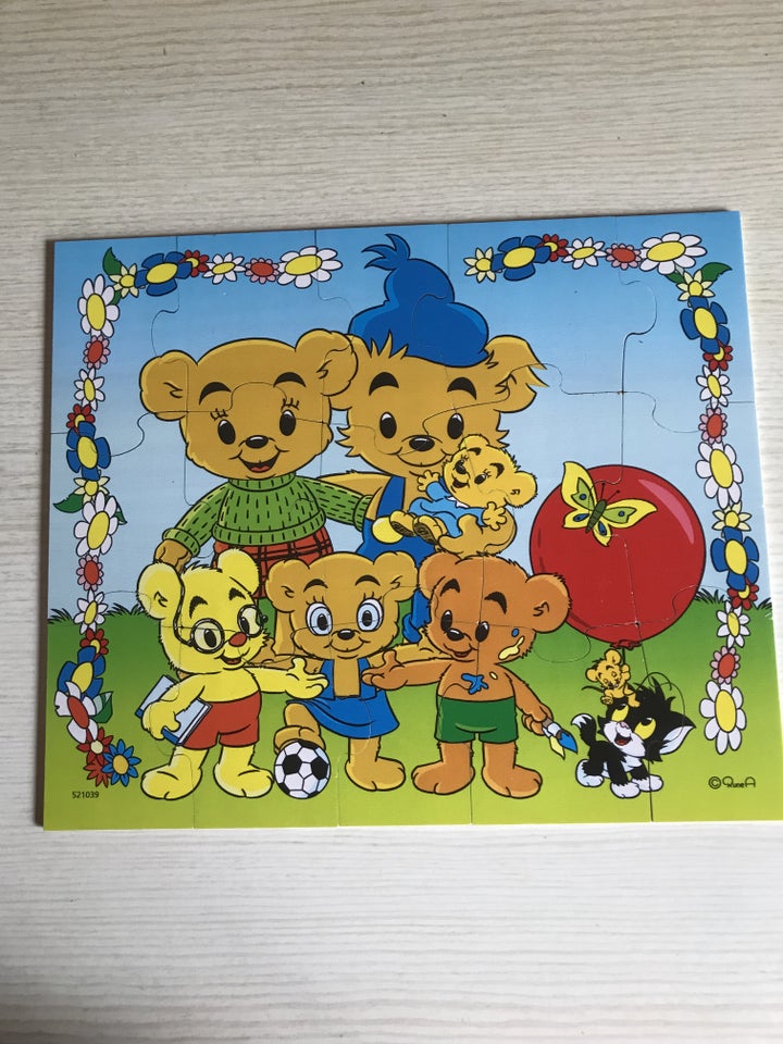 Bamse, Træpuslespil, puslespil