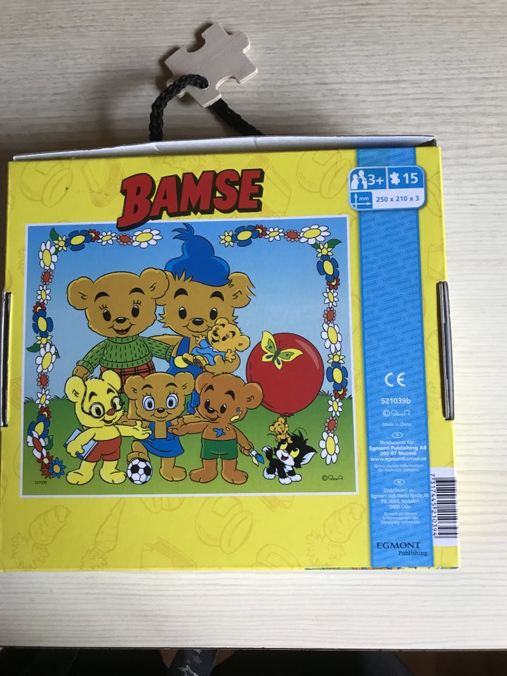 Bamse, Træpuslespil, puslespil