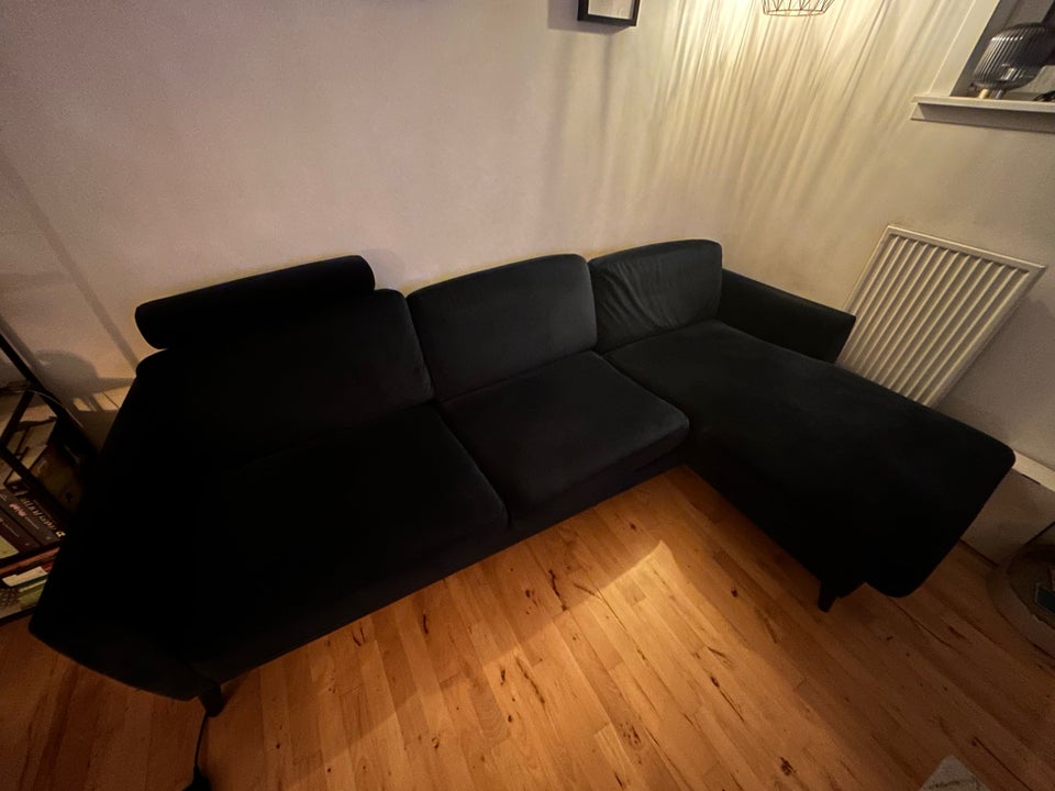 Sofa, velour, 3 pers.