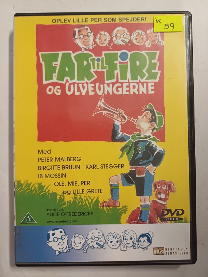 Far til fire og ulveungerne DVD