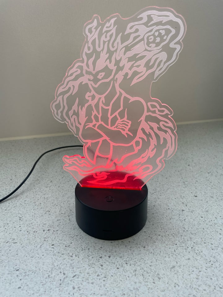 Børnelampe, Mrspyplant 3D lampe