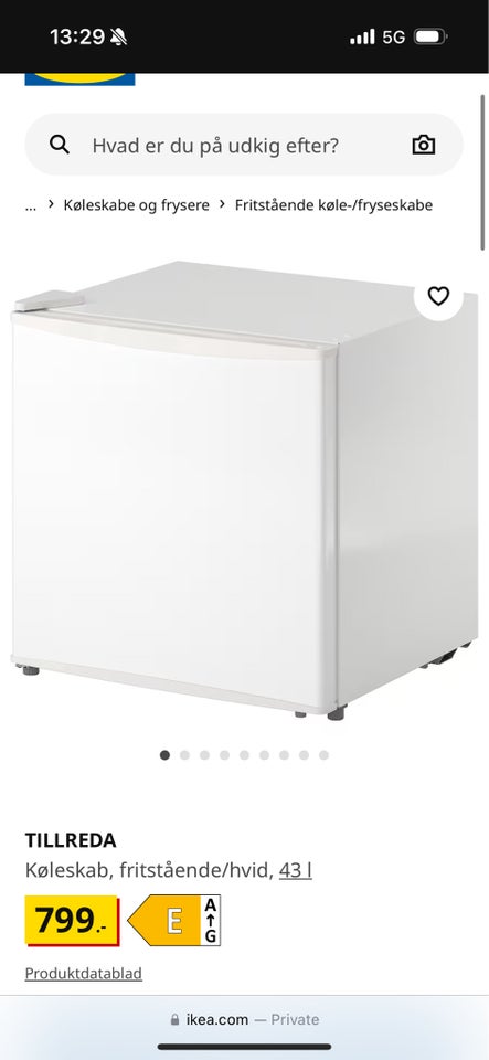 Køle/fryseskab Ikea Tillreda, 41