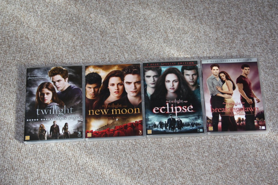 The Twilight Saga, DVD, eventyr