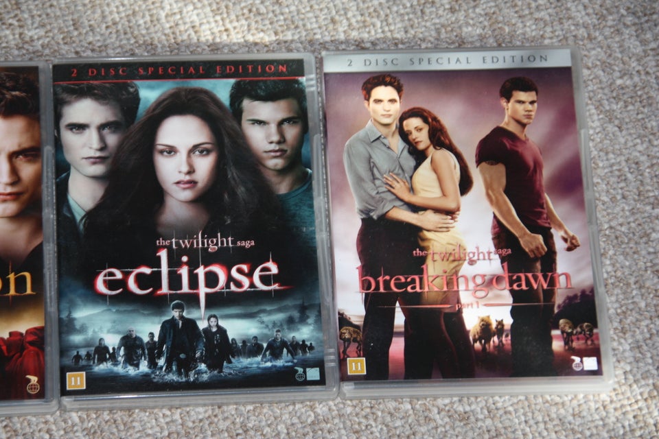 The Twilight Saga, DVD, eventyr