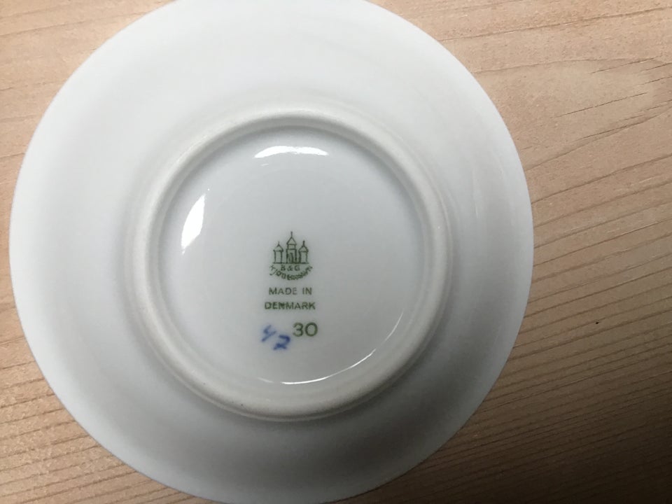 Porcelæn Kaviar/smør/skåle B&amp;G