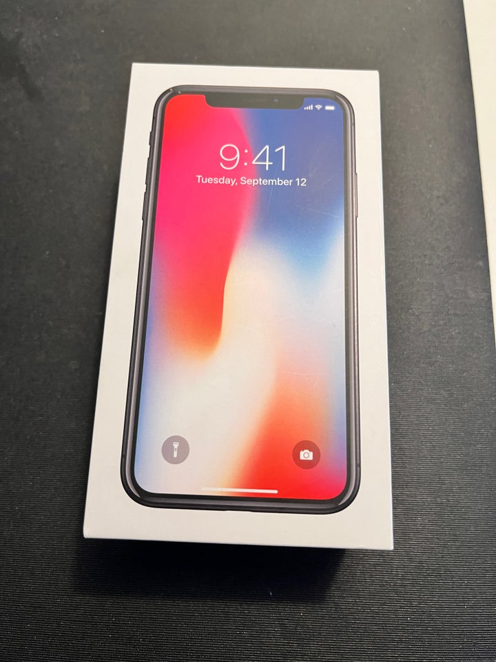 iPhone X, 256 GB, grå