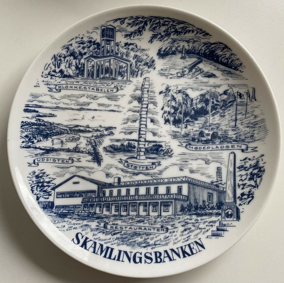 Skamlingsbanken Svane porcelæn