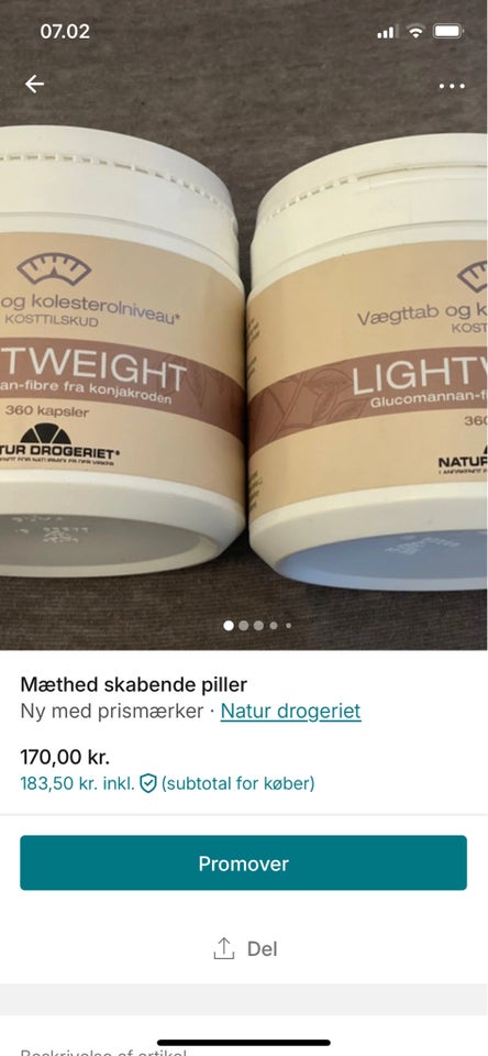 Slanke/ernæringsprodukter,