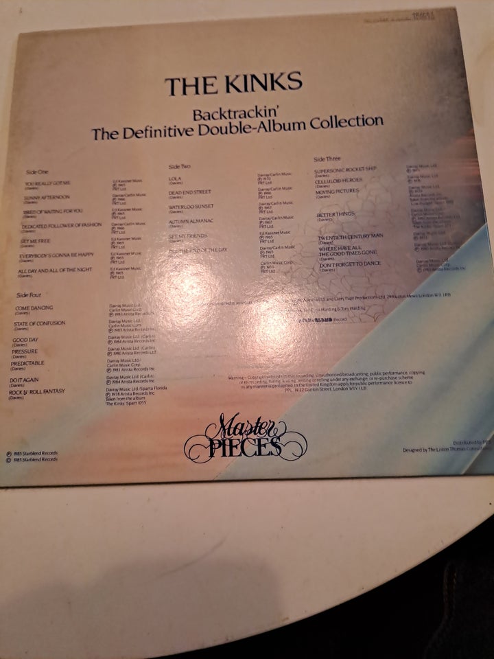 LP, THE KINKS., 4 stk LPèr m. The