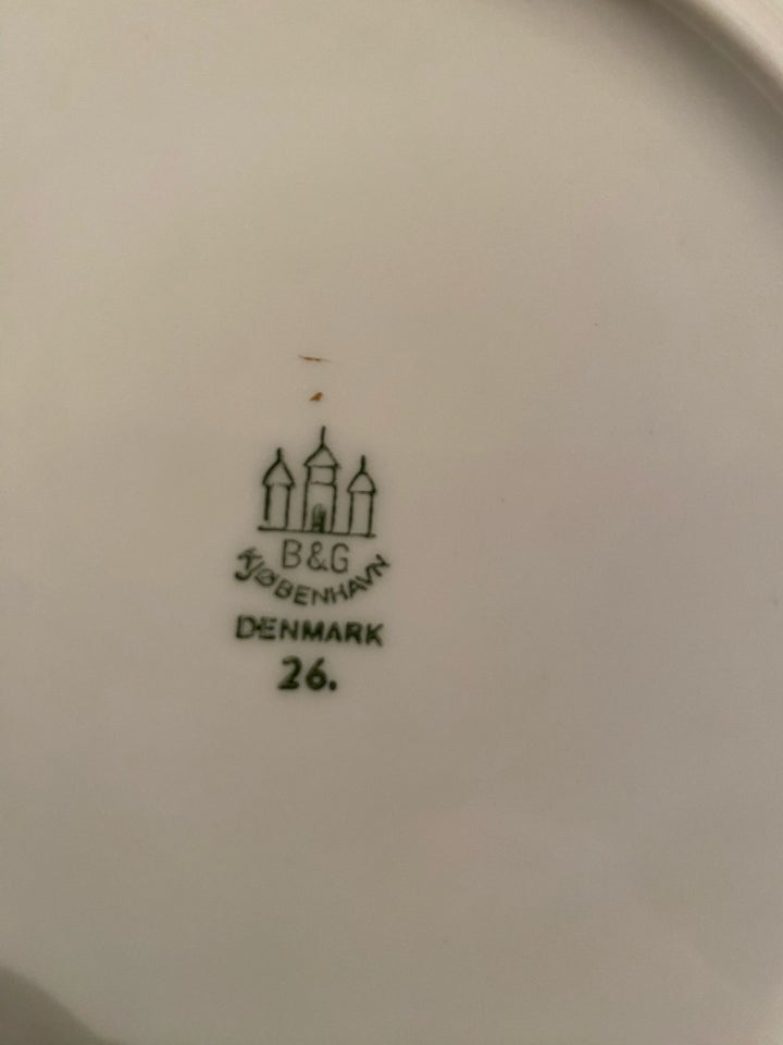 Porcelæn, Åkjær Frokosttallerken