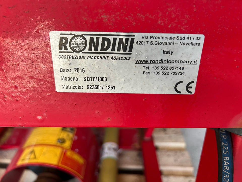 Saltspreder 1000 liter, Rondini