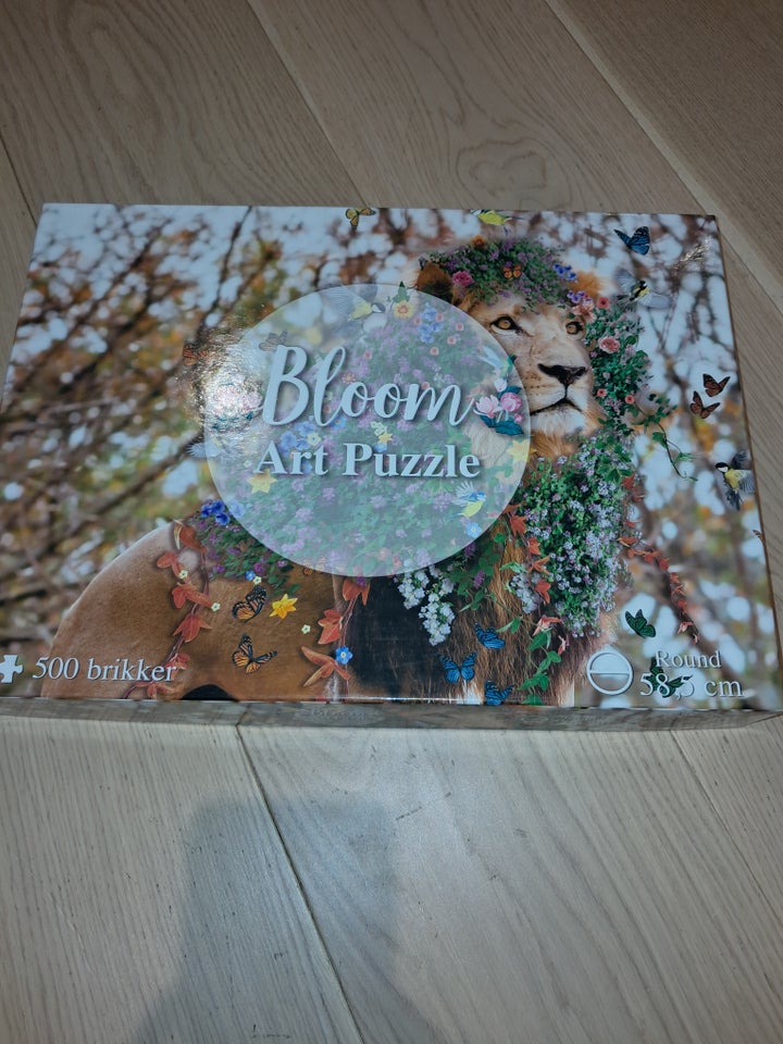 Bloom art puzzle, Rundt puslespil,