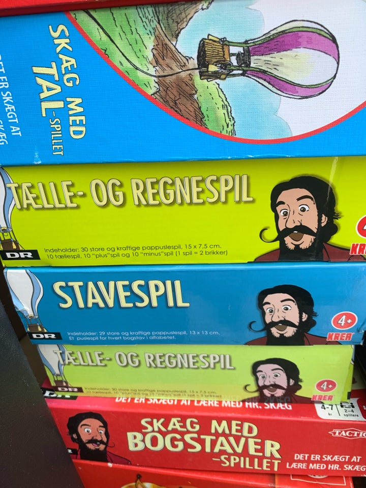 Hr skæg , Vildkatten, brætspil