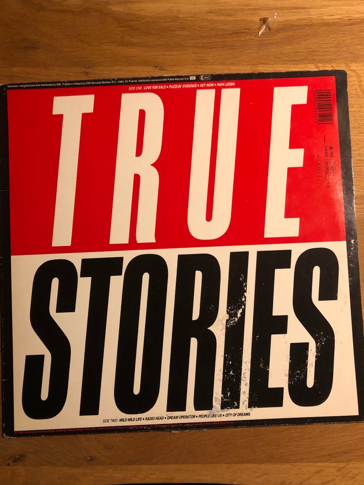 LP, Talking heads, True stories