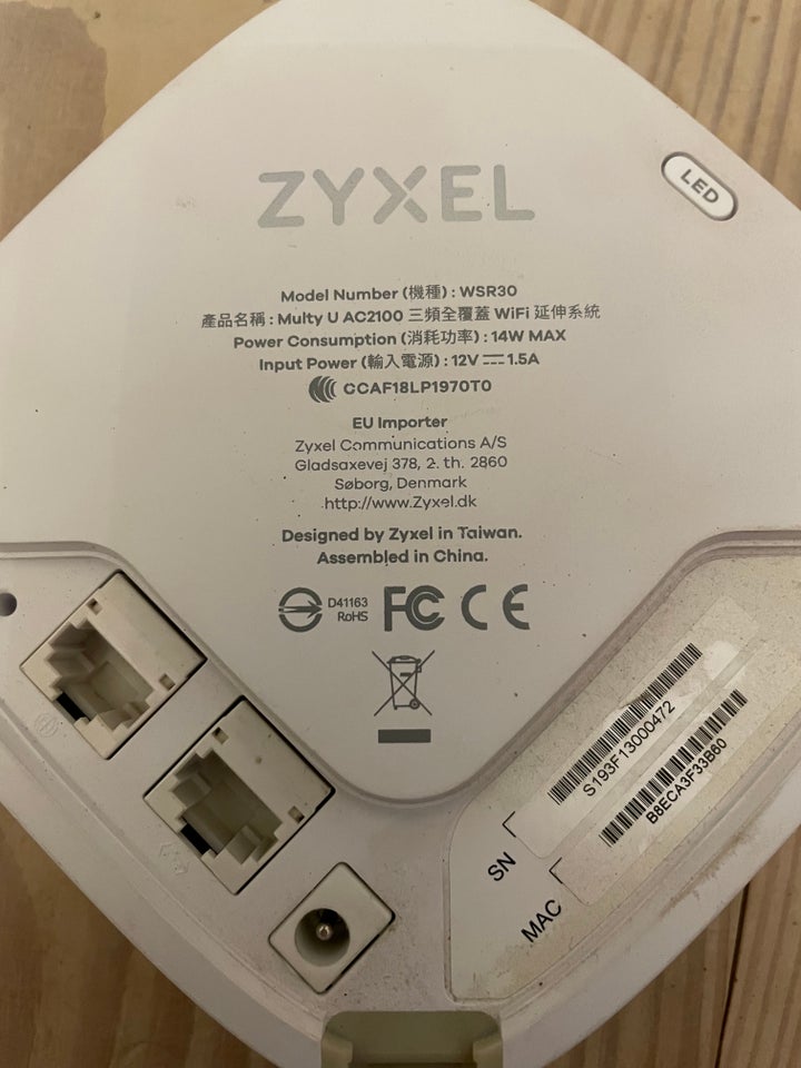 Access point, wireless, Zyxel