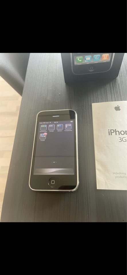 iPhone 3G, 8 GB, sort