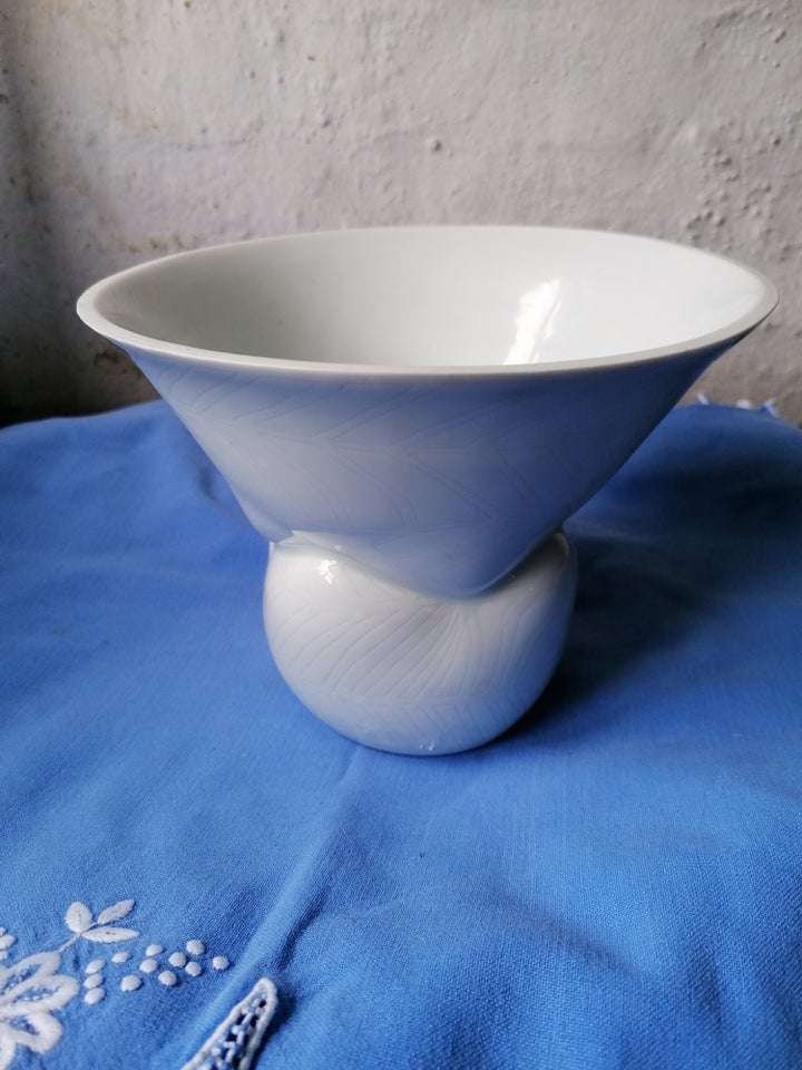 Porcelæn Smuk hvid vase Bing 