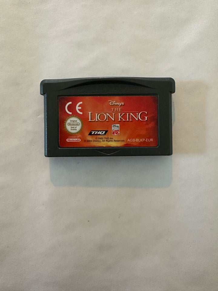 The Lion King, Gameboy Advance