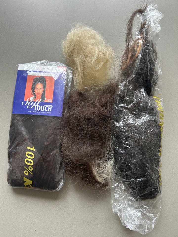 Extensions Kanekalon fiber hår 