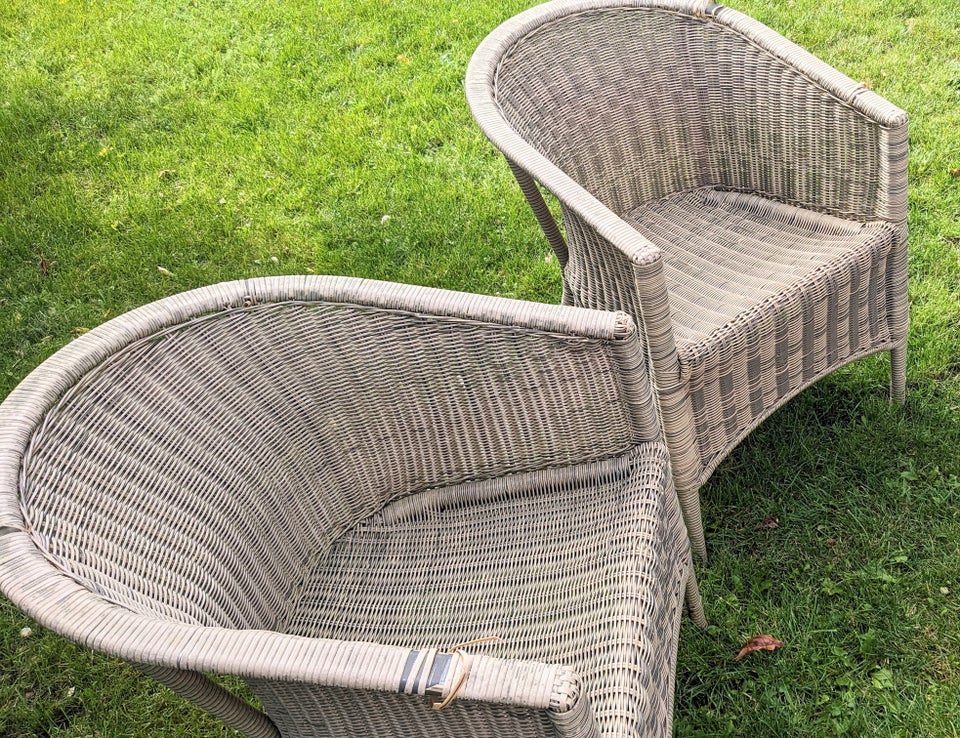 Havestole rattan plast