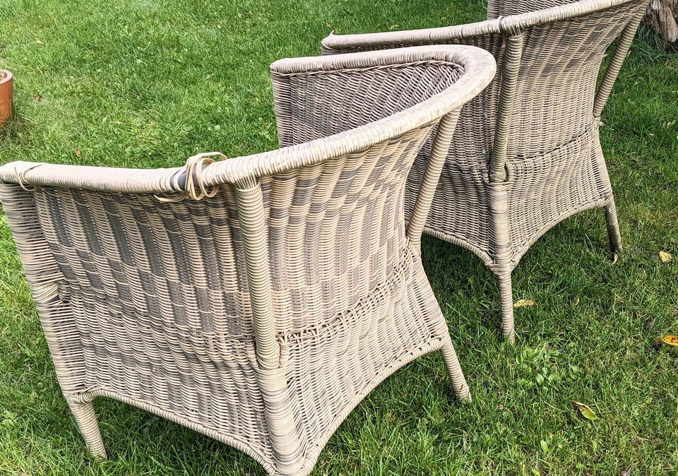 Havestole rattan plast