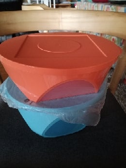 Plastik, Tupperware skåle 2 stk,