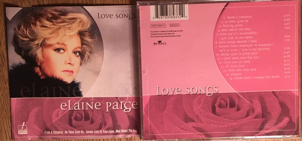 Elaine Paige: Love Songs, pop