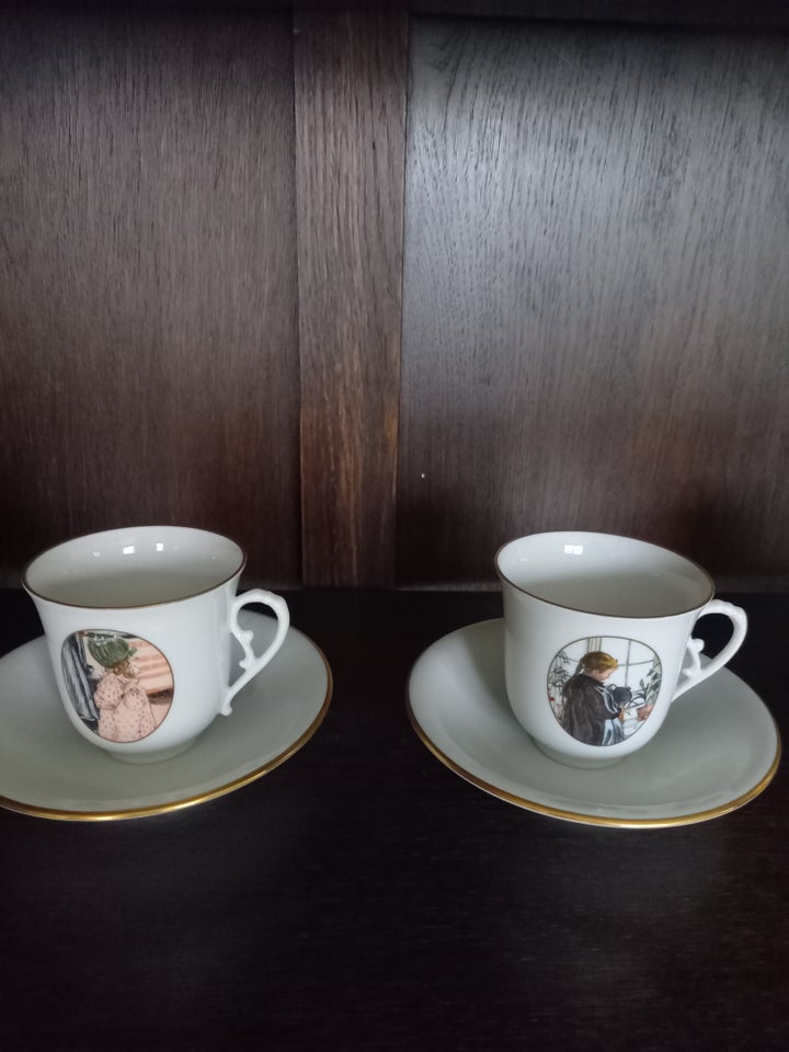 Porcelæn Kaffekop underkop og