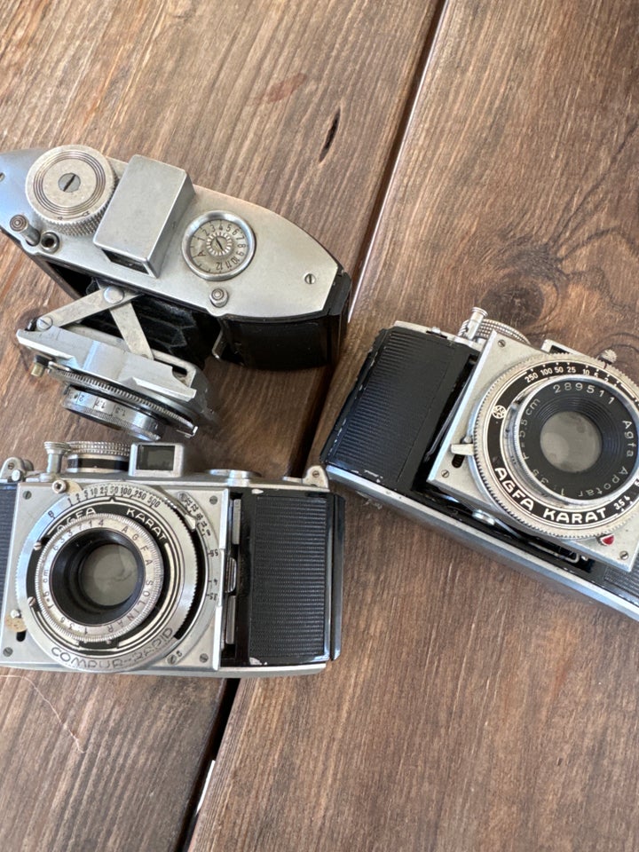 3 stk vintage AGFA KARAT, AGFA,