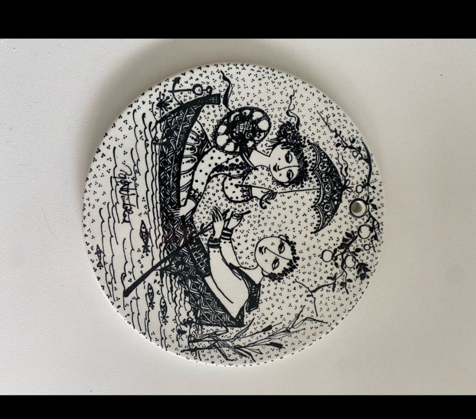 Bjørn Wiinblad platter Bjørn