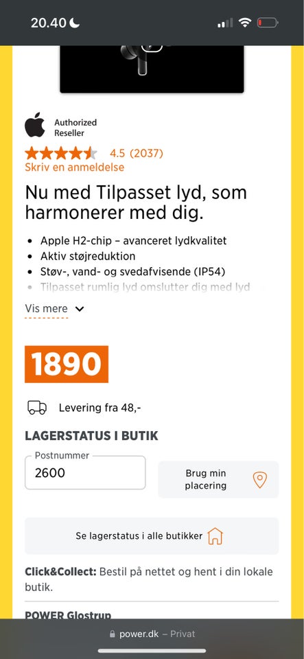 trådløse hovedtelefoner, Apple,