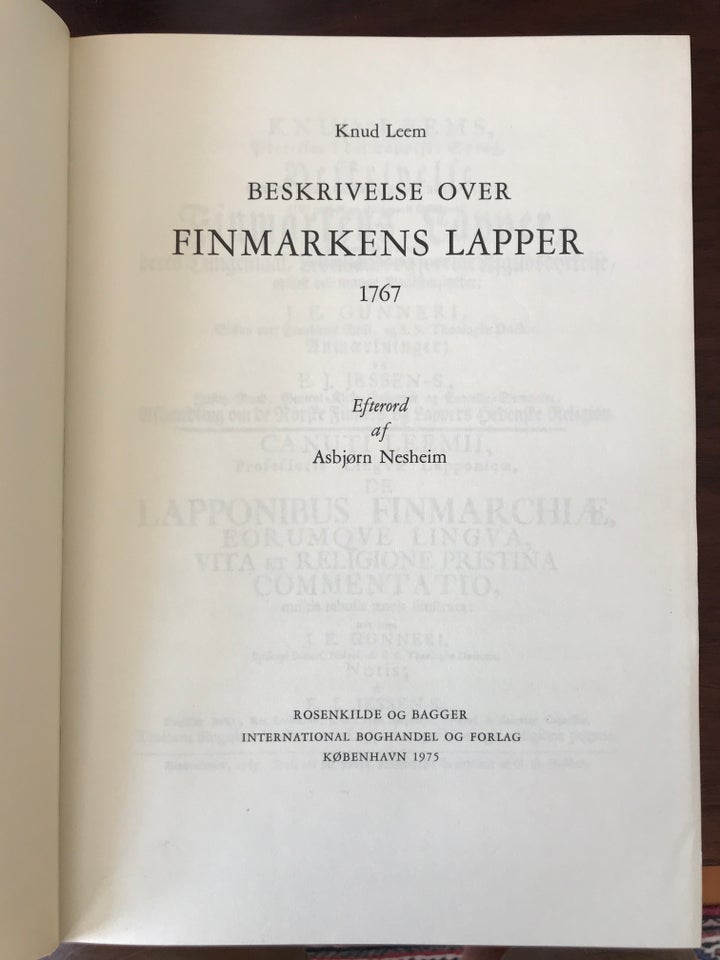 Beskrivelse over Finmarkens