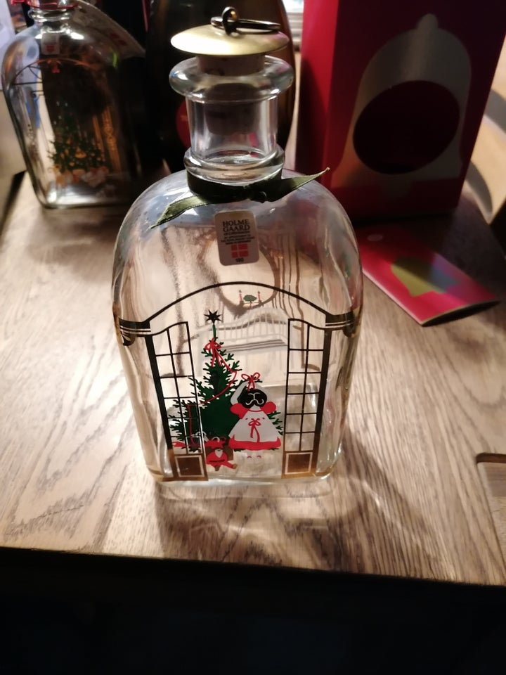 Glas Juleflaske og dramglas 1990