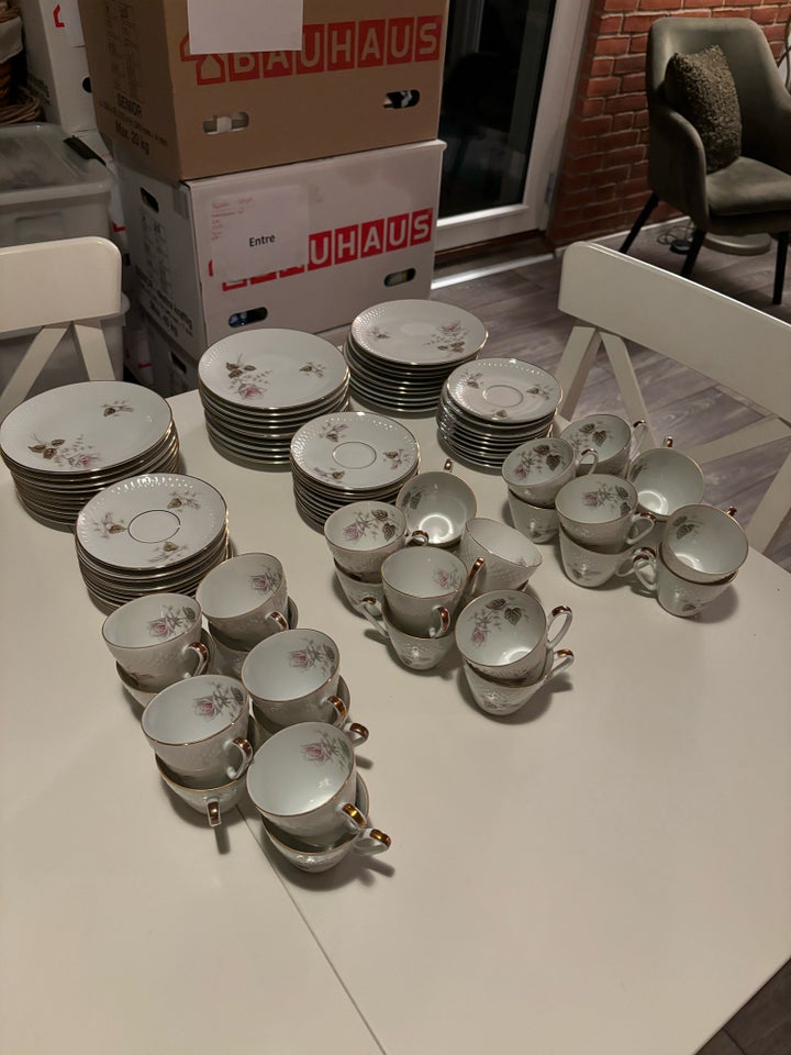 Porcelæn, Kaffe spisestel service