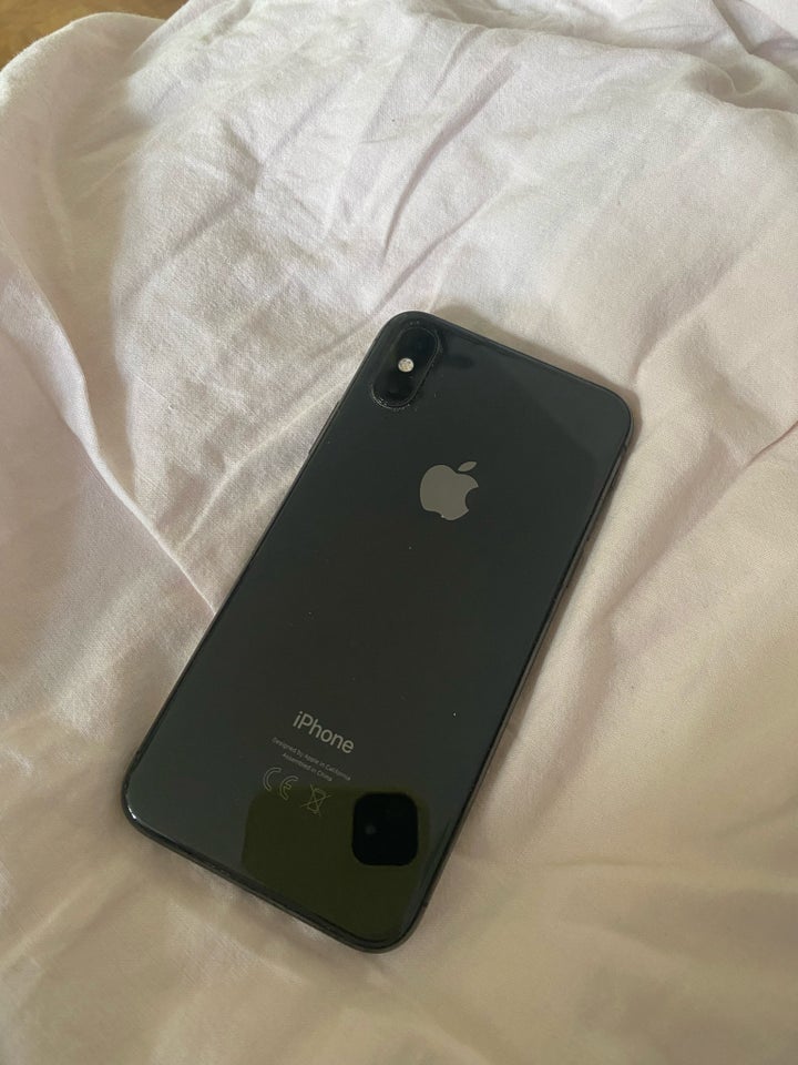 iPhone XS, 64 GB, sort