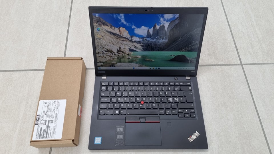 HP ThinkPad T490s, 3,9 GHz, 16 GB ram