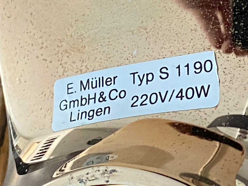 Væglampe, E. Mueller Gmbh  Co.