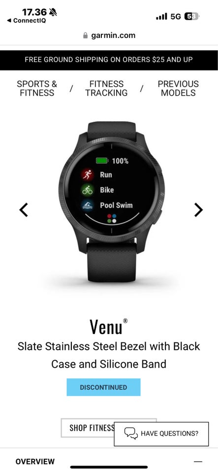 Smartwatch, Garmin