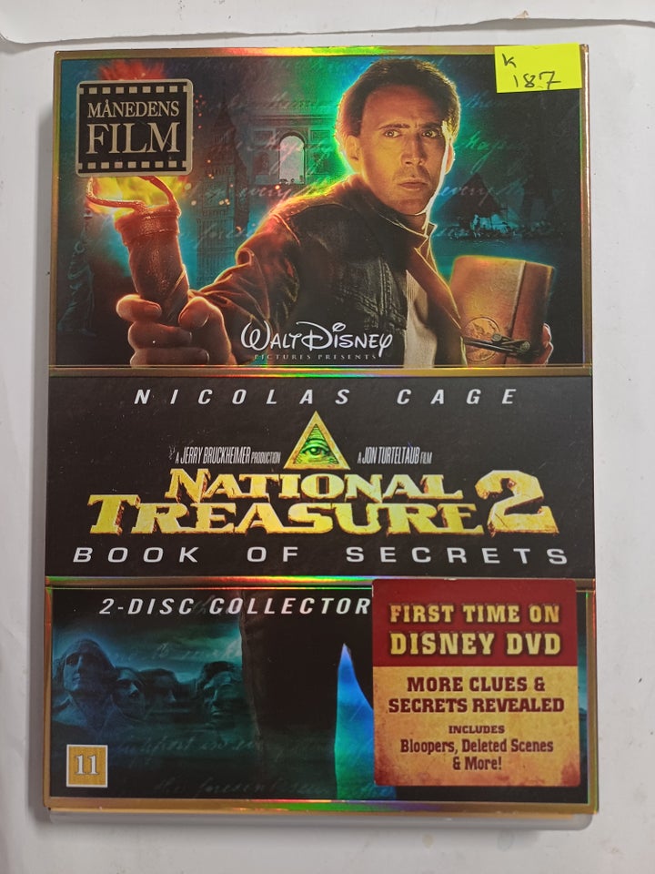 National Treasure 2, DVD, eventyr