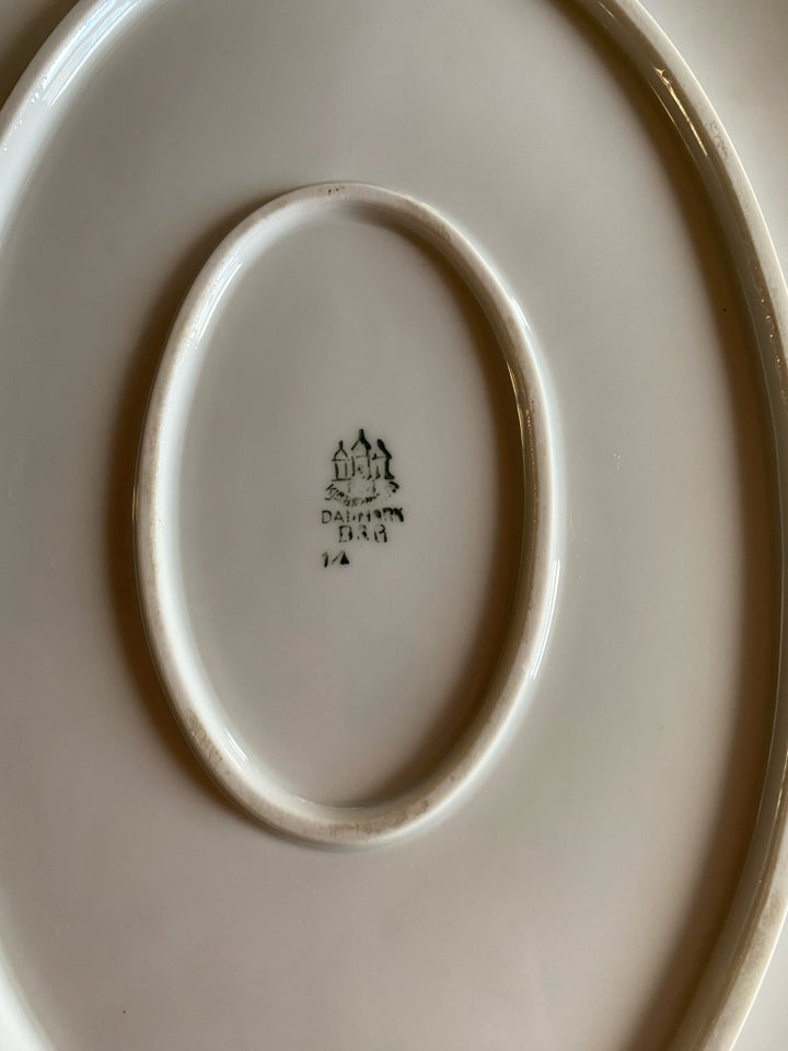 Porcelæn, Ovalt fad , Bing og