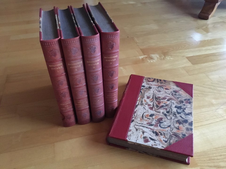 Nationernes historie Bind 1-5,